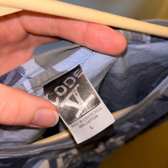 Dog Days Lake of the Ozarks Blue Camo Tee Size Large - Picture 3 of 3